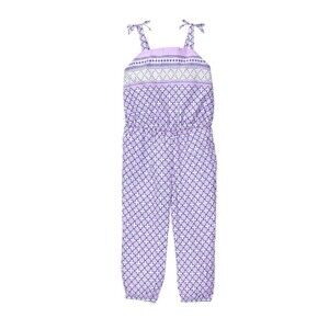 NWT JANIE AND JACK Girls size 6 Cost Along Jumpsuit Easter Purple Jumper i